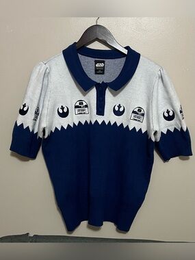 Star Wars Her Universe short sleeve pullover sweater Size Large